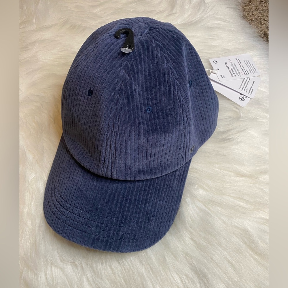 Lululemon Classic Unisex Ball Cap Corduroy TRUE NAVY TRNV S/M NWT